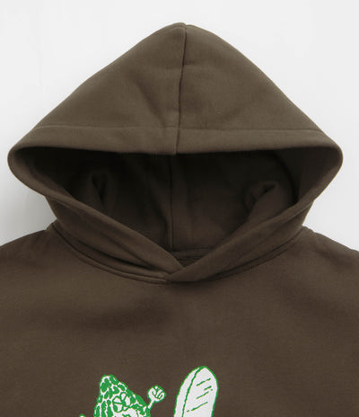 Butter Goods Steppin' Logo Hoodie - Brown