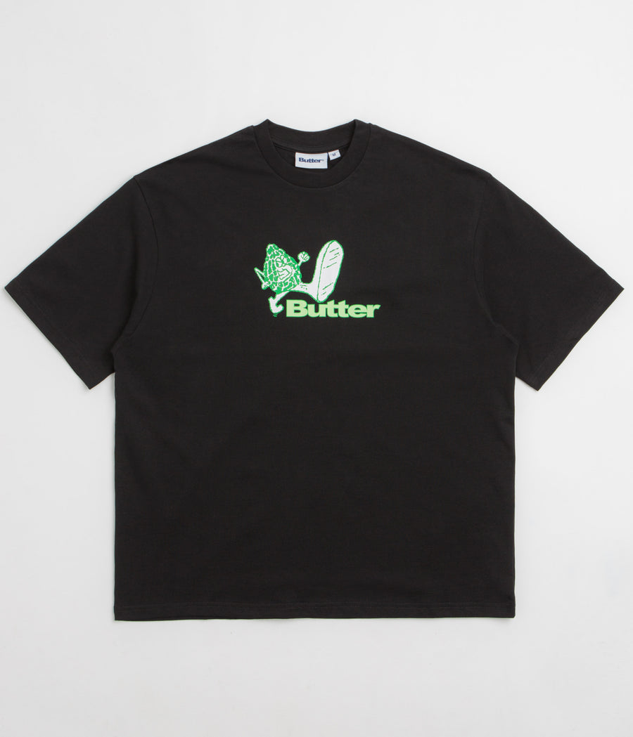 Butter Goods Steppin' Logo T-Shirt - Black
