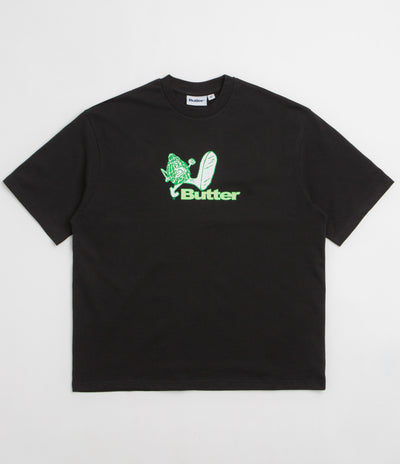 Butter Goods Steppin' Logo T-Shirt - Black