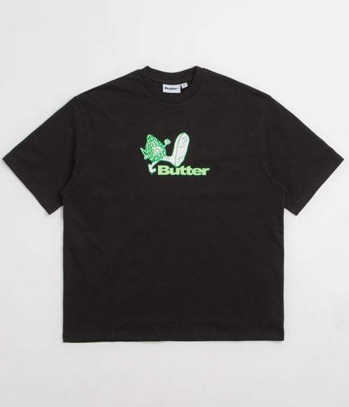 Butter Goods Steppin' Logo T-Shirt - Black