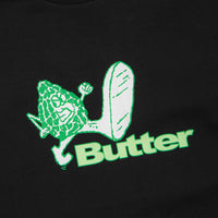 Butter Goods Steppin' Logo T-Shirt - Black thumbnail