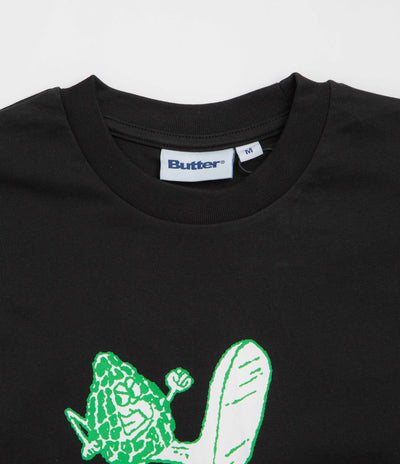 Butter Goods Steppin' Logo T-Shirt - Black