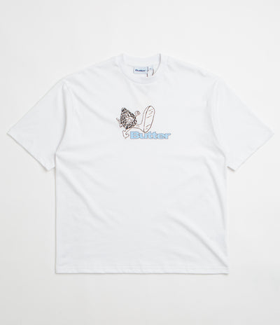 Butter Goods Steppin' Logo T-Shirt - White