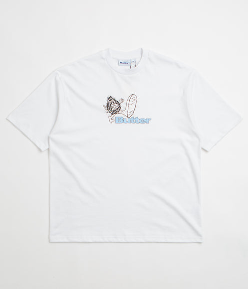 Butter Goods Steppin' Logo T-Shirt - White