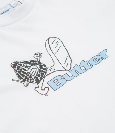 Butter Goods Steppin' Logo T-Shirt - White