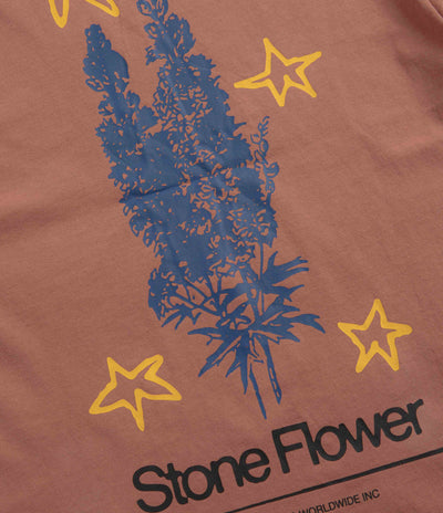 Butter Goods Stone Flower T-Shirt - Washed Wood