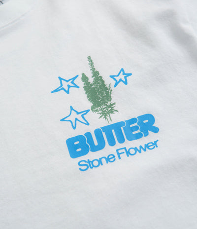Butter Goods Stone Flower T-Shirt - White