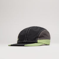 Butter Goods Stream 4 Panel Cap in Black and Pistachio thumbnail