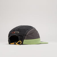 Butter Goods Stream 4 Panel Cap in Black and Pistachio thumbnail