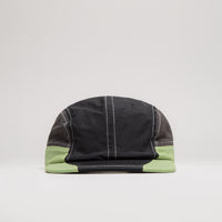 Butter Goods Stream 4 Panel Cap in Black and Pistachio thumbnail