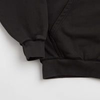 Butter Goods Stretch Zip-Thru Hoodie - Washed Black thumbnail