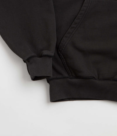 Butter Goods Stretch Zip-Thru Hoodie - Washed Black