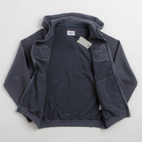 Butter Goods Stretch Zip-Thru Hoodie - Washed Navy thumbnail