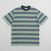 Butter Goods Stripe T-Shirt in Ice and Blue thumbnail