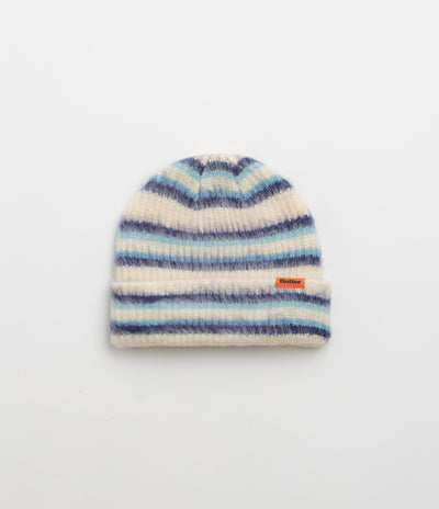 Butter Goods Swipe Beanie in Cream