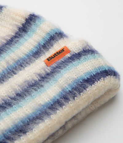 Butter Goods Swipe Beanie in Cream