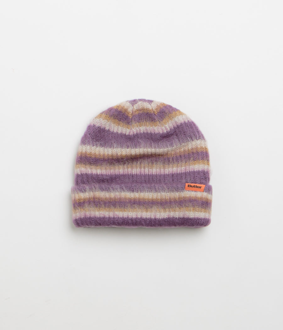 Butter Goods Swipe Beanie in Purple