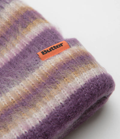 Butter Goods Swipe Beanie in Purple