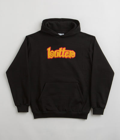 Butter Goods Swirl Hoodie in Black