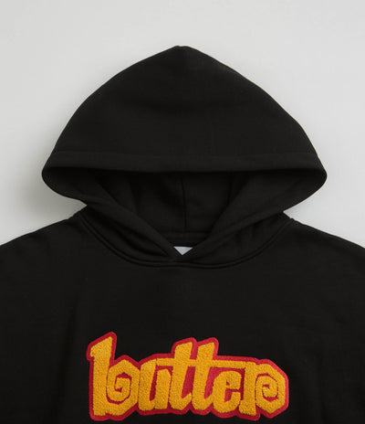 Butter Goods Swirl Hoodie in Black