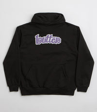 Butter Goods Swirl Hoodie in Black and Purple