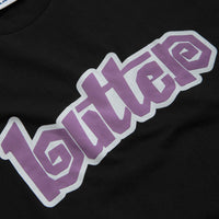 Butter Goods Swirl T-Shirt in Black and Purple thumbnail