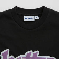 Butter Goods Swirl T-Shirt in Black and Purple thumbnail