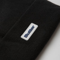 Butter Goods Tall Cuff Beanie in Black and Black thumbnail