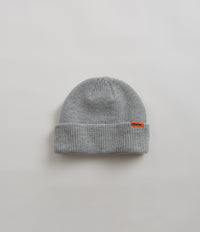 Butter Goods Tall Wharfie Beanie in Ash Grey