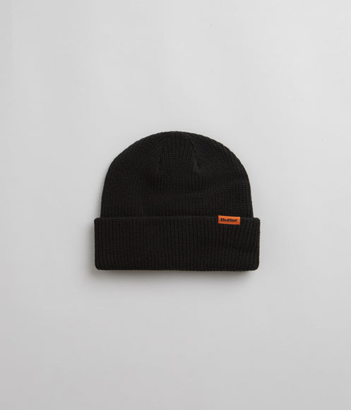 Butter Goods Tall Wharfie Beanie - Black | Flatspot