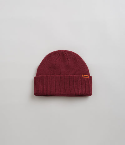 Butter Goods Tall Wharfie Beanie in Burgundy