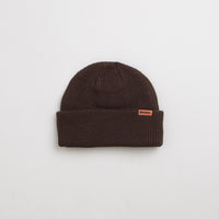 Butter Goods Tall Wharfie Beanie - Chocolate thumbnail