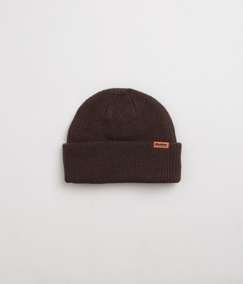 Butter Goods Tall Wharfie Beanie - Chocolate
