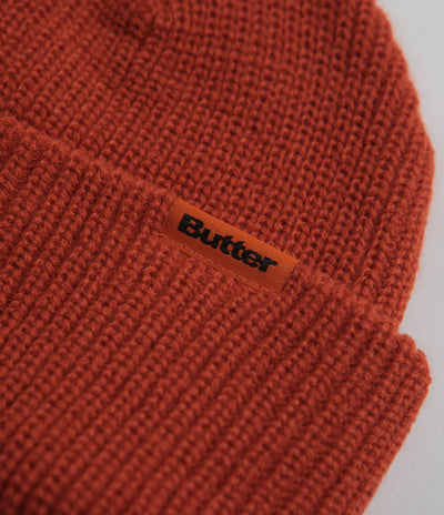 Butter Goods Tall Wharfie Beanie - Red