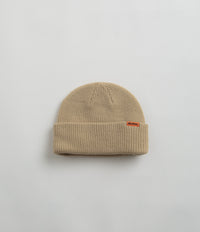 Butter Goods Tall Wharfie Beanie in Tan
