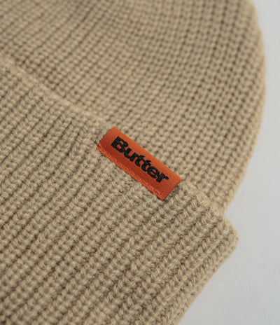 Butter Goods Tall Wharfie Beanie - Tan