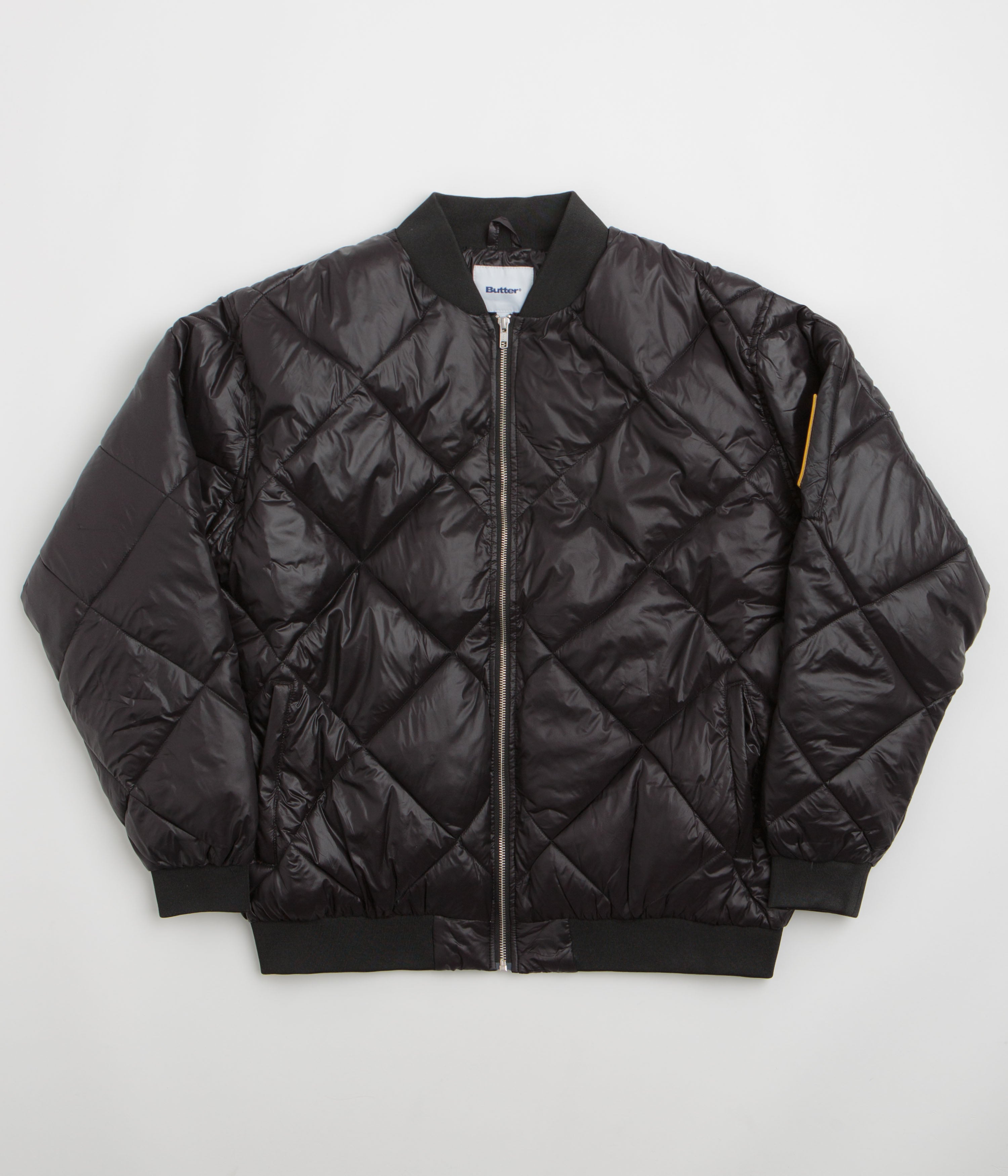Butter Goods Temperature Bomber Jacket in Black