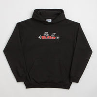 Butter Goods Tempo Logo Hoodie in Black thumbnail