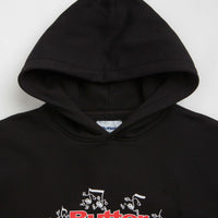 Butter Goods Tempo Logo Hoodie in Black thumbnail