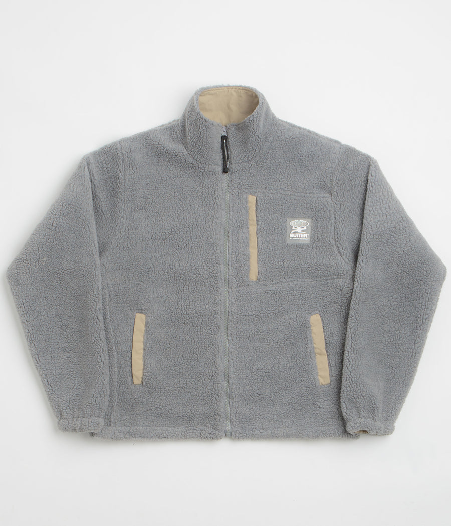 Butter Goods Terrain Highpile Jacket - Grey