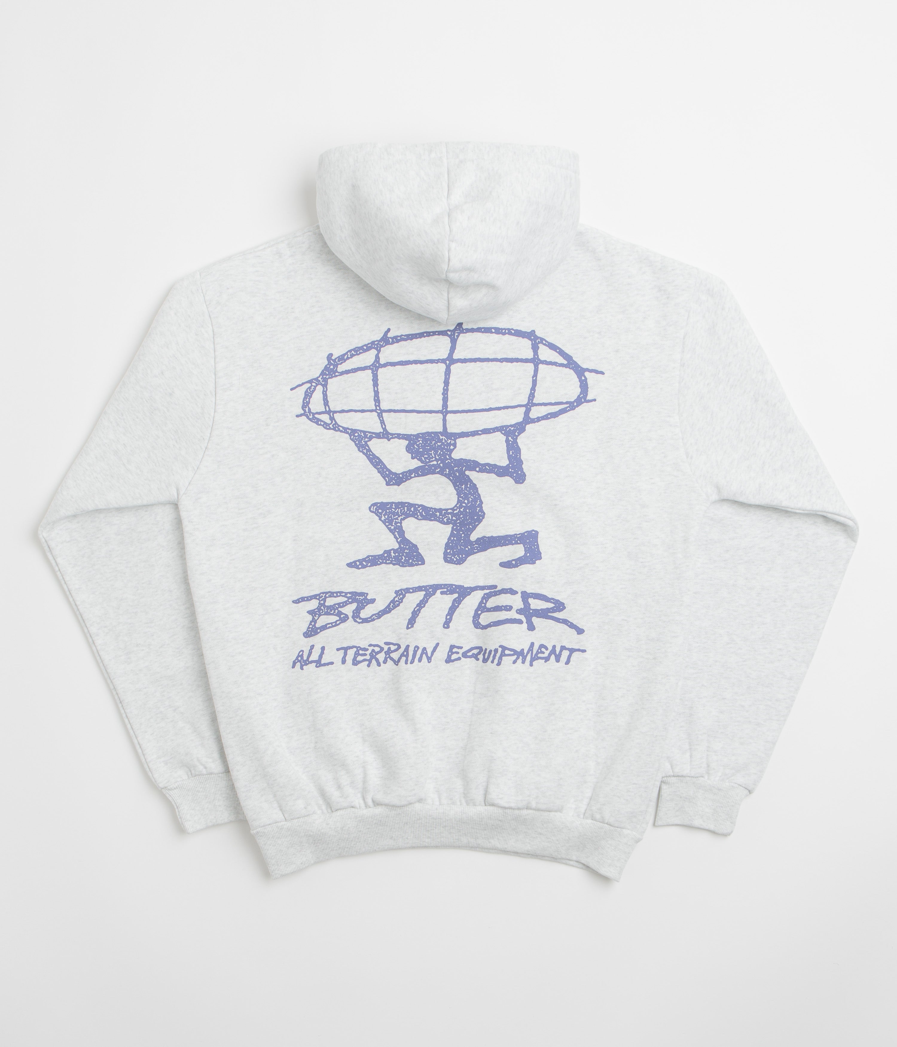Butter Goods Terrain Hoodie - Ash / Blue