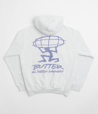 Butter Goods Terrain Hoodie in Ash and Blue