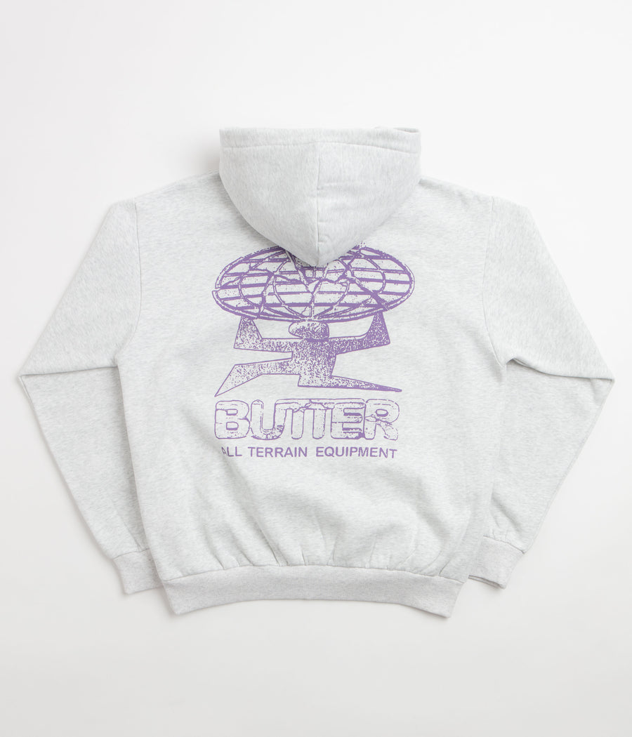 Butter Goods Terrain Hoodie - Ash / Purple