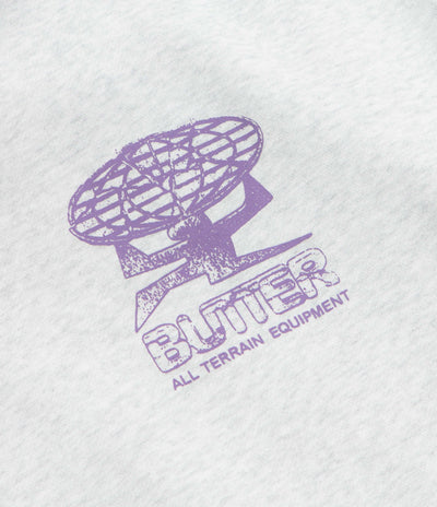 Butter Goods Terrain Hoodie - Ash / Purple