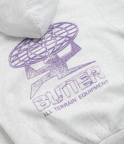 Butter Goods Terrain Hoodie - Ash / Purple