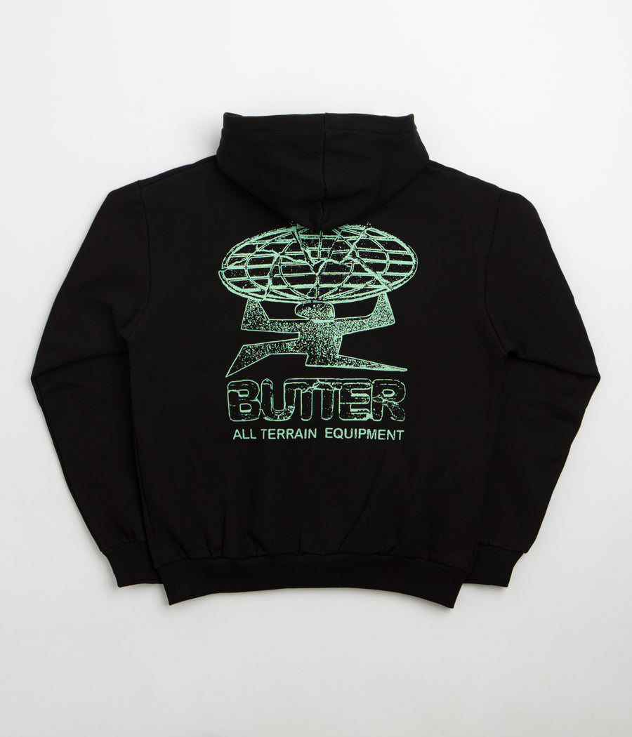Butter Goods Terrain Hoodie - Black / Black