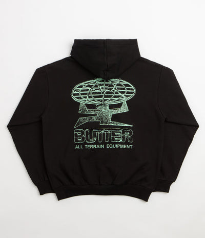 Butter Goods Terrain Hoodie - Black / Black