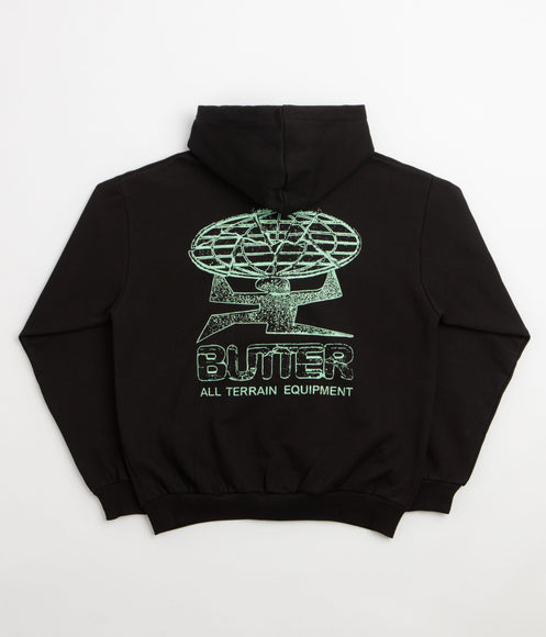 Butter Goods Terrain Hoodie - Black / Black