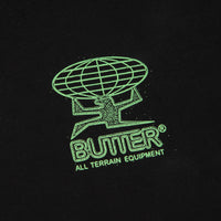 Butter Goods Terrain Hoodie - Black / Green thumbnail