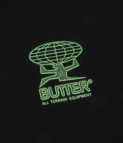 Butter Goods Terrain Hoodie - Black / Green